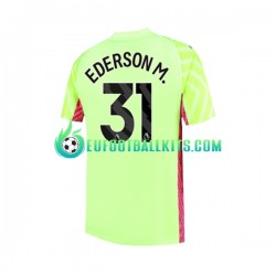 Manchester City Goalkeeper Ederson Moraes 31 Third Football Shirts 2023-2024 Men LS