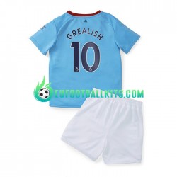 Manchester City Grealish 10 Home Football Shirts 2022-2023 Kids LS