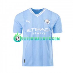 Manchester City Home Football Shirts 2023-2024 Men LS
