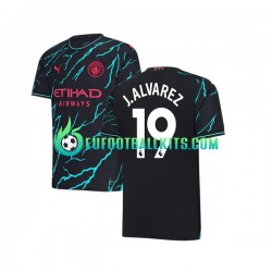 Manchester City Julian Alvarez 19 Third Football Shirts 2023-2024 Men LS