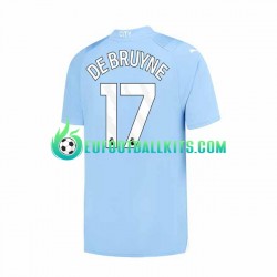 Manchester City Kevin De Bruyne 17 Home Football Shirts 2023-2024 Men LS