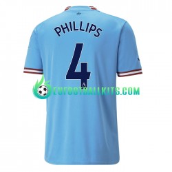 Manchester City PHILLIPS 4 Home Football Shirts 2022-2023 Men LS