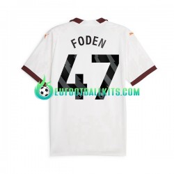 Manchester City Phil Foden 47 Away Football Shirts 2023-2024 Men LS