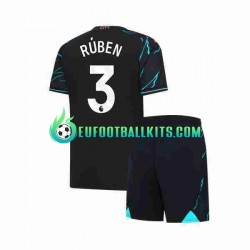Manchester City Ruben 3 Third Football Shirts 2023-2024 Kids LS