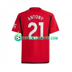 Manchester United Antony Matheus 21 Home Football Shirts 2023-2024 Men LS