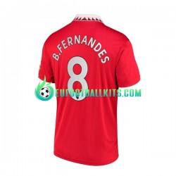 Manchester United Bruno Fernandes 8 Home Football Shirts 2022-2023 Men LS