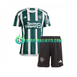 Manchester United Away Football Shirts 2023-2024 Kids LS