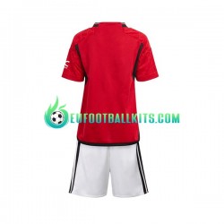 Manchester United Home Football Shirts 2023-2024 Kids LS