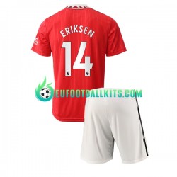 Manchester United Christian Eriksen 14 Home Football Shirts 2022-2023 Kids LS