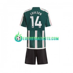 Manchester United Eriksen 14 Away Football Shirts 2023-2024 Kids LS