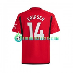 Manchester United Eriksen 14 Home Football Shirts 2023-2024 Men LS