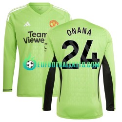 Manchester United Goalkeeper Andre Onana 24 Home Football Shirts 2023-2024 Men SS