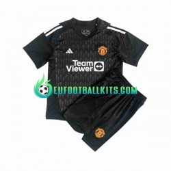Manchester United Goalkeeper Third Football Shirts 2023-2024 Kids LS