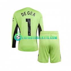 Manchester United Goalkeeper DE GEA 1 Home Football Shirts 2023-2024 Kids SS