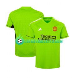 Manchester United Goalkeeper Home Football Shirts 2023-2024 Men LS