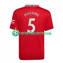 Manchester United Harry Maguire 5 Home Football Shirts 2022-2023 Men LS