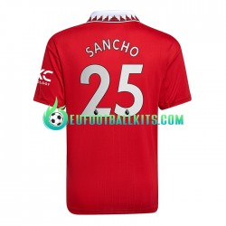Manchester United Jadon Sancho 25 Home Football Shirts 2022-2023 Men LS