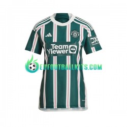 Manchester United Away Football Shirts 2023-2024 Woman LS