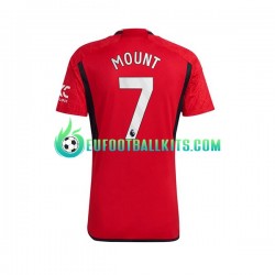 Manchester United Mount 7 Home Football Shirts 2023-2024 Men LS