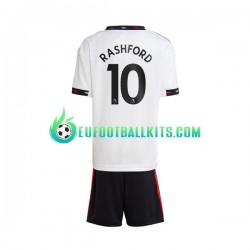 Manchester United Rashford 10 Away Football Shirts 2022-2023 Kids LS
