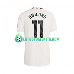 Manchester United Rasmus Hojlund 11 Third Football Shirts 2023-2024 Men LS