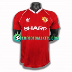Manchester United Retro Home Football Shirts 1988 Men LS