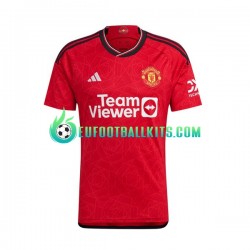 Manchester United Sancho 25 Home Football Shirts 2023-2024 Men LS