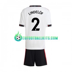 Manchester United Victor Lindelof 2 Away Football Shirts 2022-2023 Kids LS