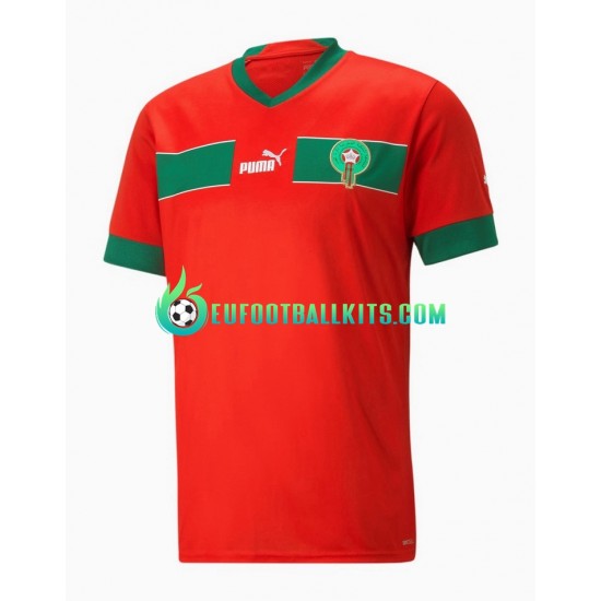 Morocco Home Football Shirts World Cup 2022 Men LS