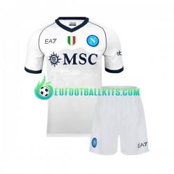 Napoli Away Football Shirts 2023-2024 Kids LS