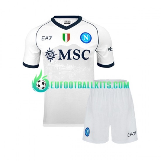 Napoli Away Football Shirts 2023-2024 Kids LS