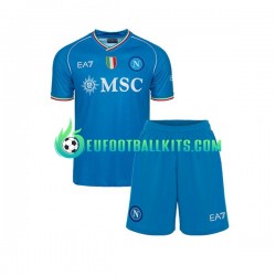 Napoli Home Football Shirts 2023-2024 Kids LS