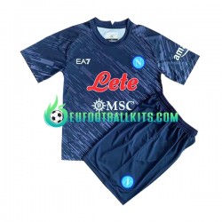 Napoli Third Football Shirts 2022-2023 Kids LS