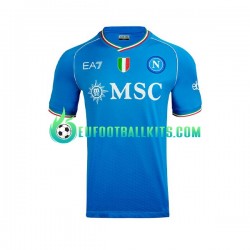 Napoli Home Football Shirts 2023-2024 Men LS