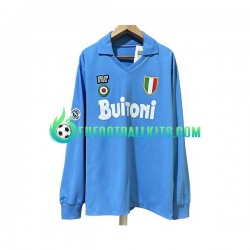 Napoli Home Football Shirts Retro 1987 1988 Men SS