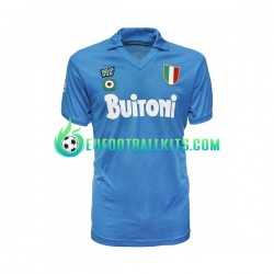 Napoli Home Football Shirts Retro 1987 1988 Men LS
