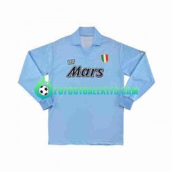 Napoli Home Football Shirts Retro 1990 1991 Men SS