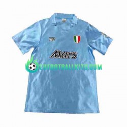 Napoli Home Football Shirts Retro 1990 1991 Men LS