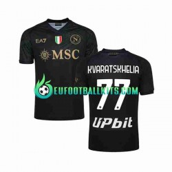 Napoli KVARATSKHELIA 77 Third Football Shirts 2023-2024 Men LS