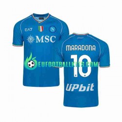 Napoli Maradona 10 Home Football Shirts 2023-2024 Men LS