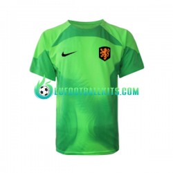 Netherlands Goalkeeper Away Football Shirts World Cup 2022 Men LS