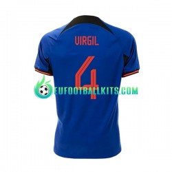 Netherlands Virgil 4 Away Football Shirts World Cup 2022 Men LS