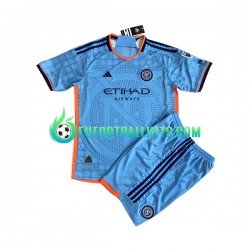 New York City FC Home Football Shirts 2023 Kids LS