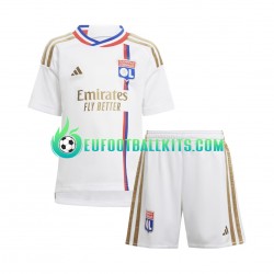 Olympique Lyonnais Home Football Shirts 2023-2024 Kids LS