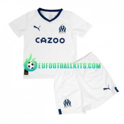 Olympique de Marseille Home Football Shirts 2022-2023 Kids LS