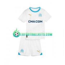 Olympique de Marseille Home Football Shirts 2023-2024 Kids LS