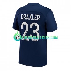 Paris Saint Germain Draxler 23 Home Football Shirts 2022-2023 Men LS