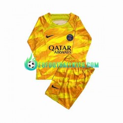Paris Saint Germain Goalkeeper Away Football Shirts 2023-2024 Kids SS
