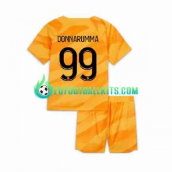 Paris Saint Germain Goalkeeper DONNARUMMA 99 Away Football Shirts 2023-2024 Kids LS