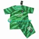 Paris Saint Germain Goalkeeper Donnarumma 99 Home Football Shirts 2023-2024 Kids LS